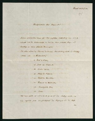 Brief vom 15. Februar 1854