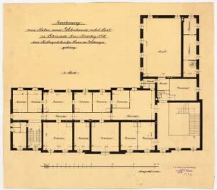 Schloss Schönrade: Grundriss 1.OG 1:100