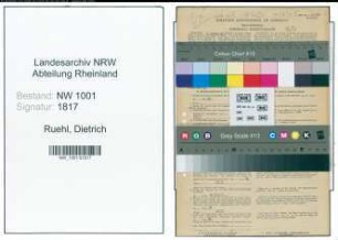 Entnazifizierung Dietrich Ruehl, geb. 28.02.1892 (Landwirt)