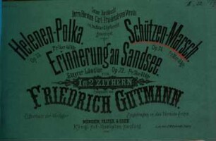 Schützen-Marsch : für Zither ; op. 74