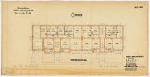 Wohnhausbebauung Orberstraße 3 - 7, Berlin-Wilmersdorf: Orberstraße 4, 4a: Grundriss Erdgeschoss 1:100
