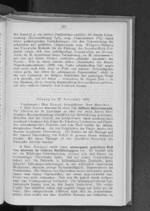 Sitzung am 21. November 1893.