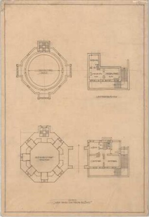 Rosenbauer, Gregor; Varel (Friesland); Wasserturm - Grundrisse EG, UG
