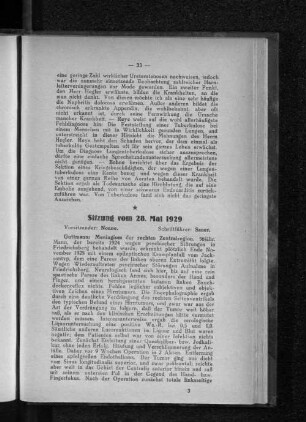 Sitzung am 28. Mai 1929