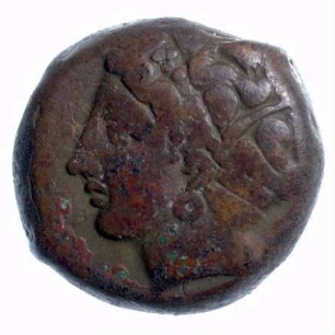 Münze, ca. 350 - 1. Hälfte 3. Jahrhundert v. Chr.