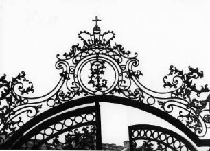 Leningrad ca. 1975, Gartentor am Katharinenschloss