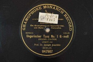 Ungarischer Tanz No. 1 G-moll / (Brahms)