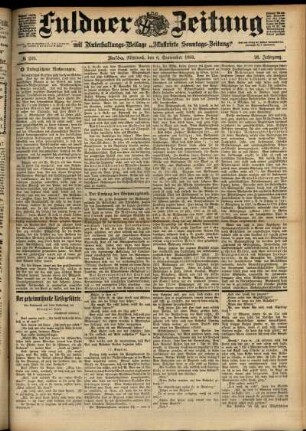 Ausgabe vom Mittwoch, den 06. September 1899.