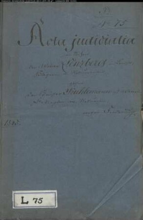 Lenzberg, Witwe in Lemgo gegen Krüger Kuhlemann zu Waterloo