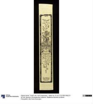 "Vivat 5 VIII. 1915 Warschau."