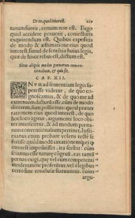 Sitne aliquis modus poenarum conventionalium, et quis sit. Cap. XII.