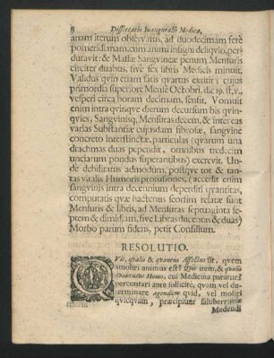 Resolutio.