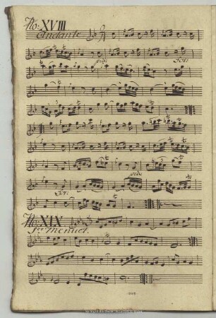 18. Anonymus, Andante, F-Dur
