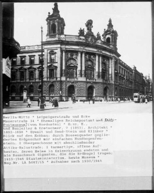 Ehemaliges Reichspostamt & Postmuseum