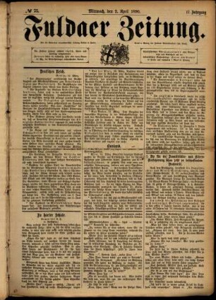 Ausgabe vom Mittwoch, den 02. April 1890.