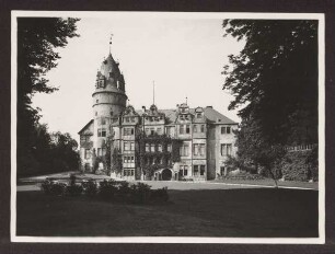 Das Detmolder Schloss / Aussenansicht. Detmold, Schlossplatz
