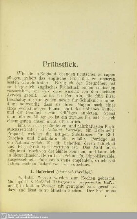 Frühstück