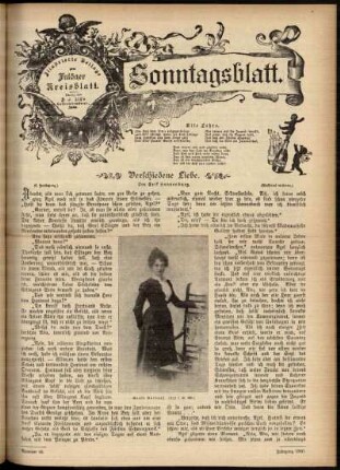 Ausgabe vom Sonntag, den 18. November 1900.