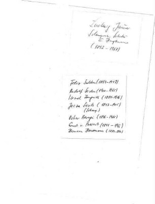 Recherchematerial zu Domet von Gehard Höpp