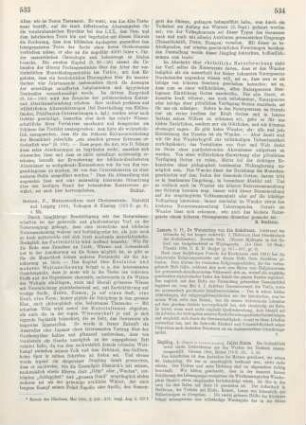533-534 [Rezension] Bettex, Frédéric, Naturstudium und Christentum