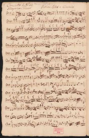 Violoncello e Cembalo