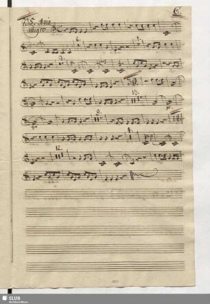735. Aria: Fra lo sdegno / Paisiello, G.
