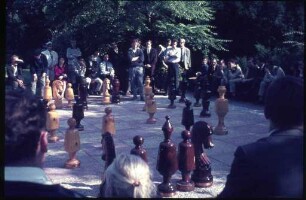 Schachspiel im Stadtgarten