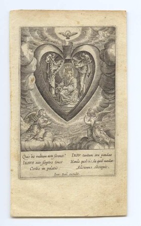 Herz-Jesu-Bild (kleines Andachtsbild)