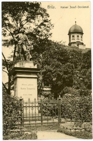 Brüx. Kaiser-Josef-Denkmal
