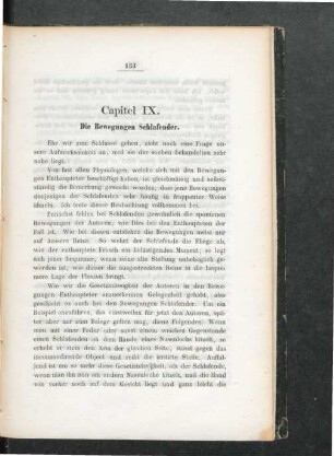 Capitel IX. Die Bewegungen Schlafender