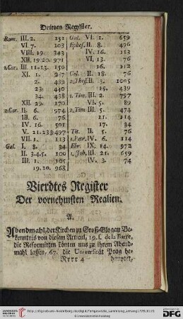 Vierdtes Register