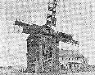Markersdorf-Friedersdorf. Niedere Windmühle, aus: Niederschlesische Heimatblätter 1930