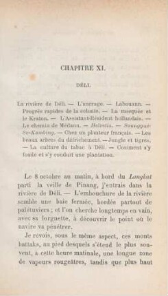 Chapitre XI. Déli