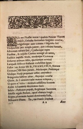 Hymen Panegyricus Reverendissimo Ac Celsissimo Domino Domino Ioanni Francisco S.R.I. Principi, Cum Ecclesia Frisingensi Desponsato Ipso Inaugurationis Die Demississime oblatus A Collegio Societatis Iesu