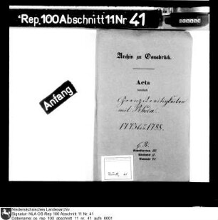 Grenzstreitigkeiten mit Rheda