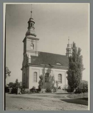 Seitwann (heute: Żytowań - Polen). Ansicht der 1746 im barocken Baustil errichteten katholische Kirche St. Laurentius