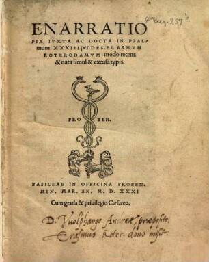 Enarratio Pia Iuxta Ac Docta In Psalmum XXXIII