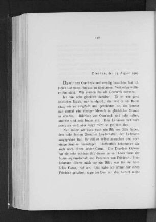Dresden, den 23. August 1909
