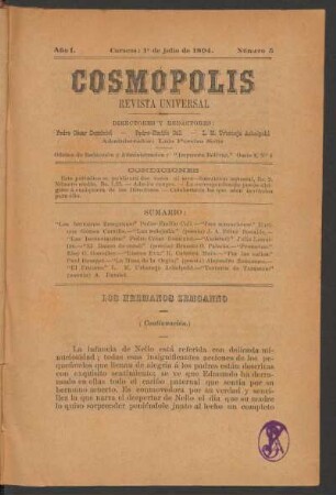 1894,1: año 1, número 5 (1 de julio de 1894)