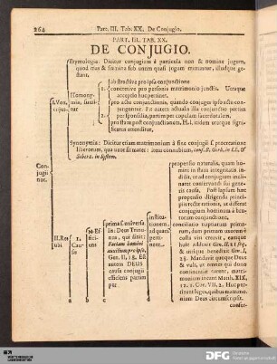 Tab. XX. De Conjugio.