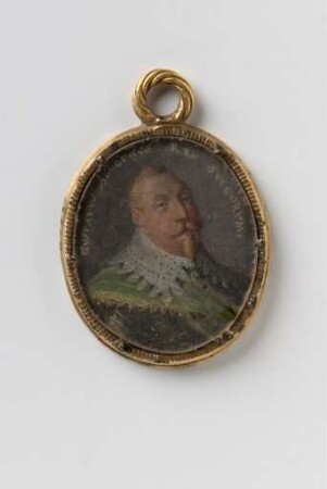 Anhänger mit Miniaturporträt Gustav Adolfs (reg. 1611-1632)