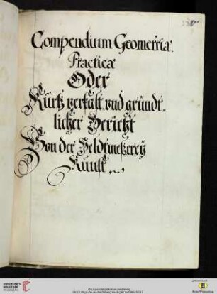 Kurzgefasstes Lehrbuch der praktischen Geometrie