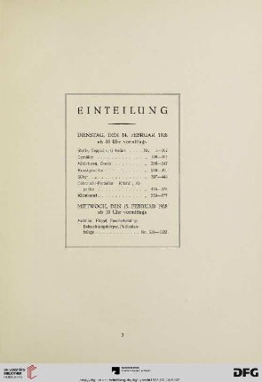 Einteilung
