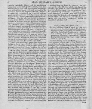 Struve, G.: Erster Versuch auf dem Felde des deutschen Bundesrechts, betreffend die verfassungsmäßige Erledigung der Streitigkeiten zwischen deutschen Bundesgliedern. Bremen: Kaiser 1830