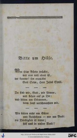 Lieder für die Armen.