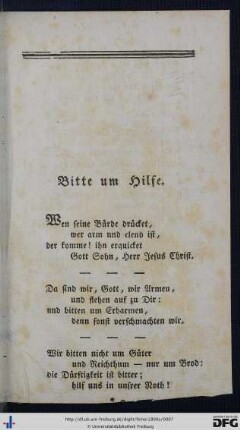 Lieder für die Armen.
