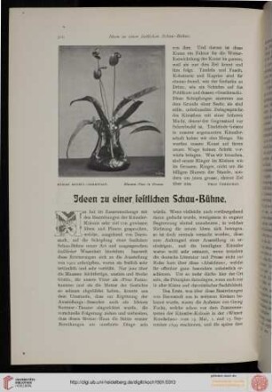 Ideen zu einer festlichen Schau-Bühne