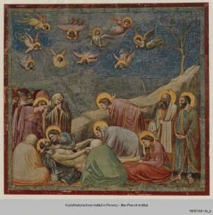 Leben Christi (untere Zone Nord) und Präfigurationen : Beweinung Christi