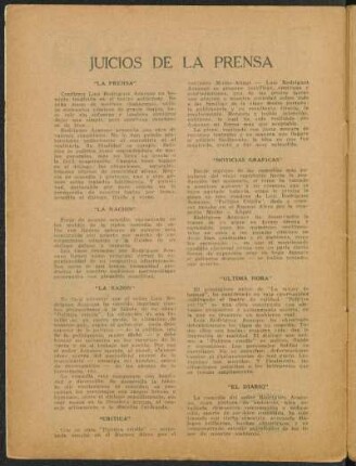Juicios de la prensa