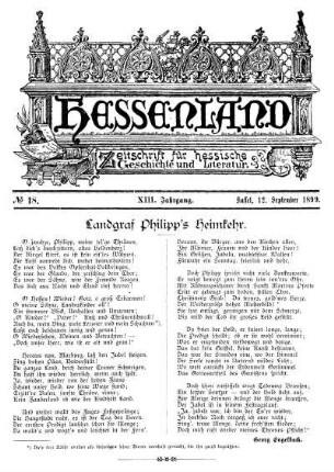 No. 18, 12. September 1899